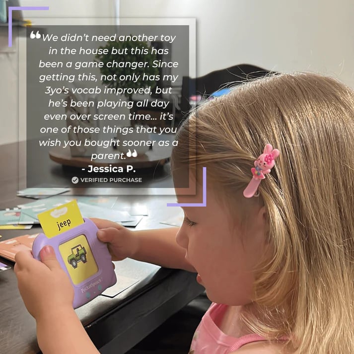 🌟 Ignite Learning Joy - 49% OFF - ✨ Smart Talking Flash Cards - Preschoolers’ Language Superpower!