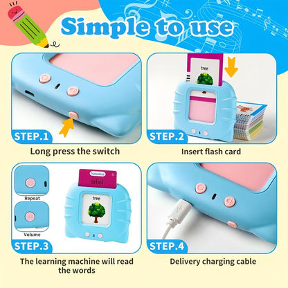🌟 Ignite Learning Joy - 49% OFF - ✨ Smart Talking Flash Cards - Preschoolers’ Language Superpower!