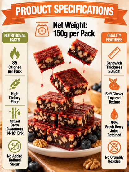 ⛰️Blueberry Walnut Hawthorn Bites, No Added Sugar