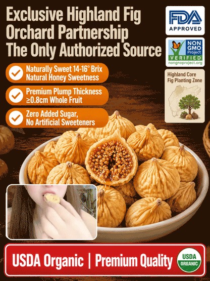 😋Natural Sun-Dried Figs – Sweet & Chewy Healthy Fruit Snack