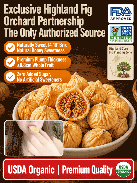 😋Natural Sun-Dried Figs – Sweet & Chewy Healthy Fruit Snack