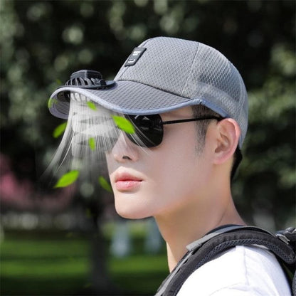2026 New - Ultralight UV Protection Baseball Cap with Solar Fan-9YOE9