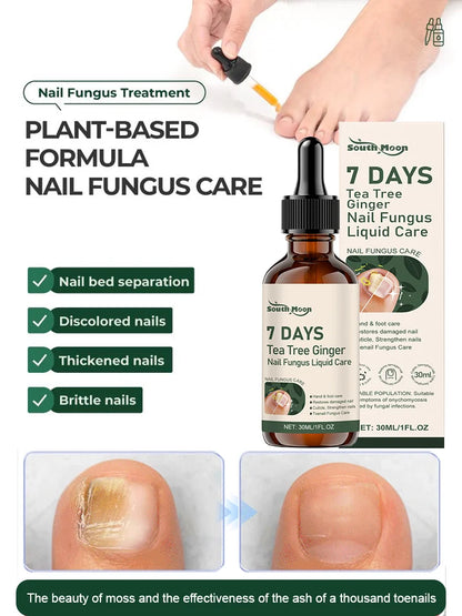 Tea Tree & Ginger Nail Fungus Care Serum – Advanced Nail Repair Formula
