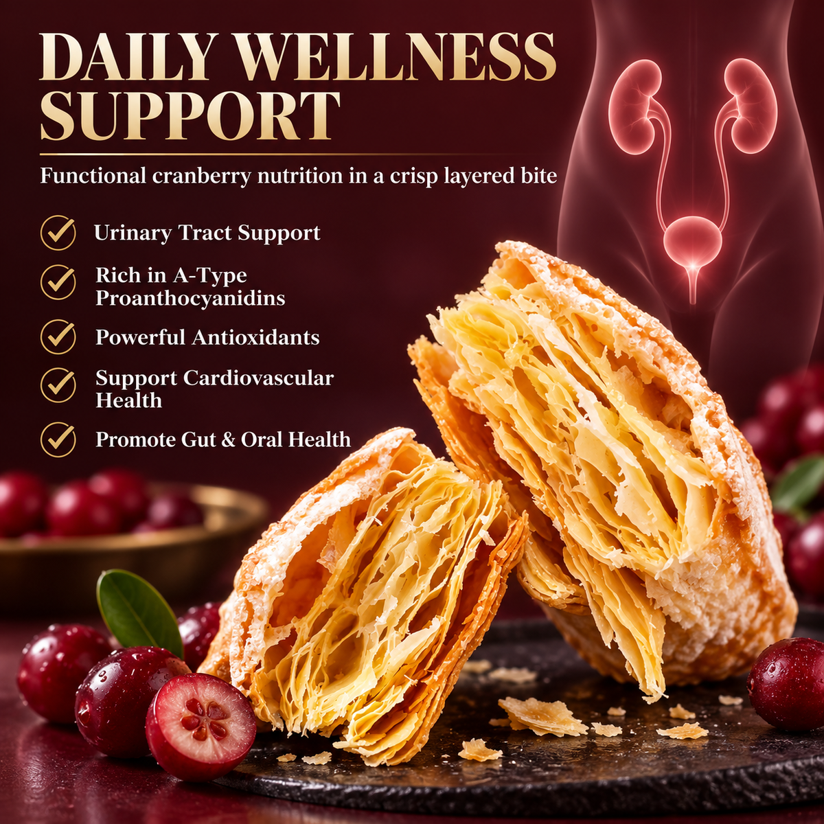 Cranberry-flavored Nutritious Dessert