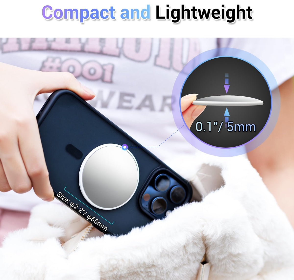 📸 Elevate Your Selfie Game - 49% OFF - ✨Magnetic Selfie Mirror