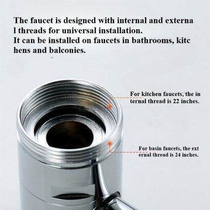 🚰 Upgrade Your Washing Routine - 49% OFF - ✨ TTZZ 1440° Rotatable Faucet Aerator Extension - For Effortless, All-Angle Control!