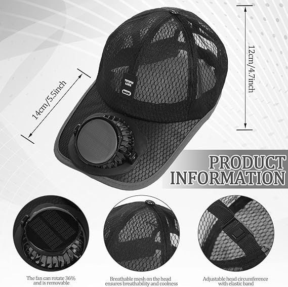 2026 New - Ultralight UV Protection Baseball Cap with Solar Fan-9YOE9