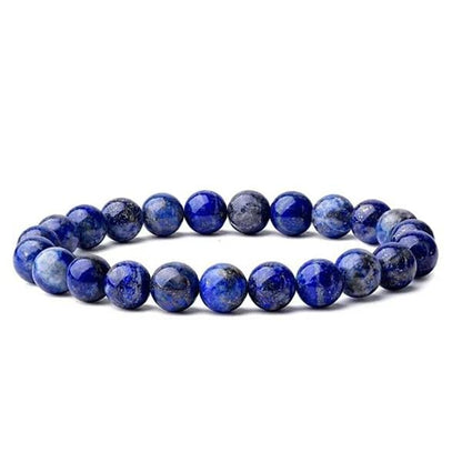 🌌📿Blue Lapis Lazuli Friendship Bracelet Beads | Crystal Healing Beaded Bracelets for Kids, Men, Women, Couples