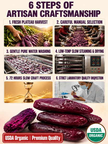 🍠Healthy Low Fat Purple Sweet Potato Snack