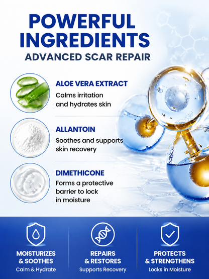 💎 Advanced Scar Repair Cream ✨ Restore Smooth-Looking Skin | Face & Body Silicone Scar Treatment Care for Visible Scar Improvement