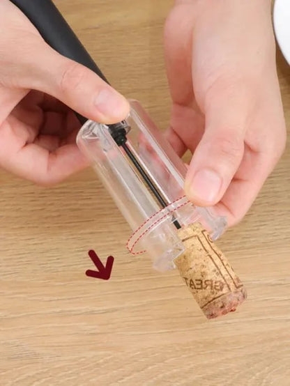 🍷 Experience Effortless Wine Opening - 49% OFF - ✨Air Pump Cork Remover Wine Bottle Opener Set