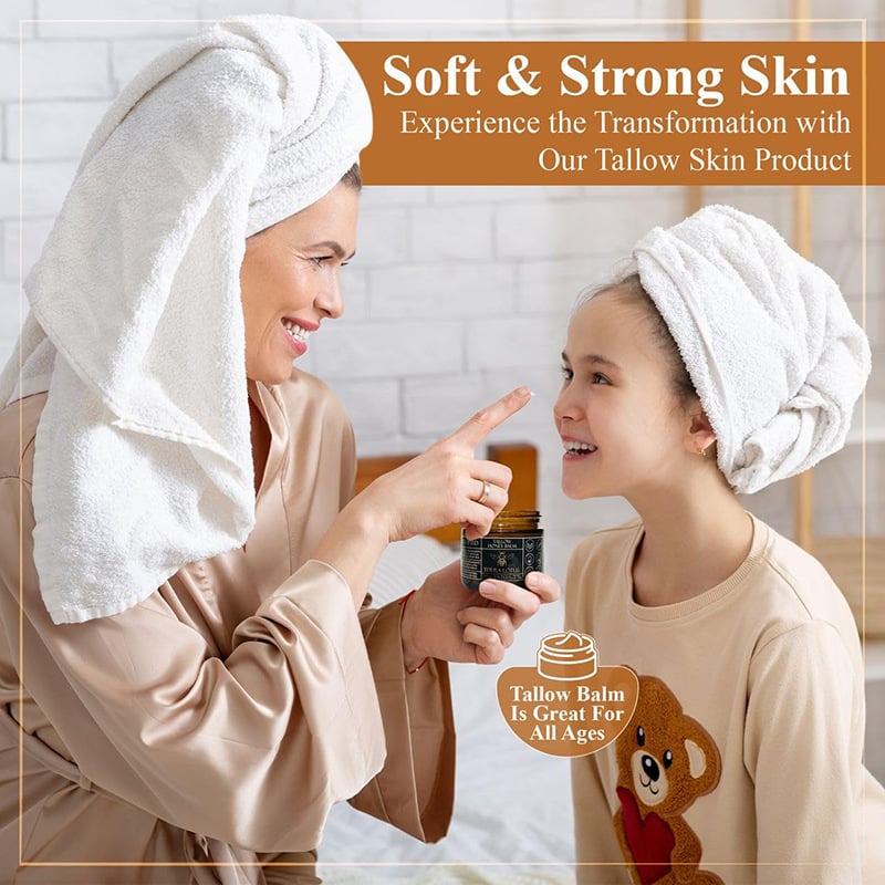 🌿 Embrace Pure Skincare-49% OFF-✨Beef Tallow and Honey Balm for Skin - Handmade All-Natural Moisturizer