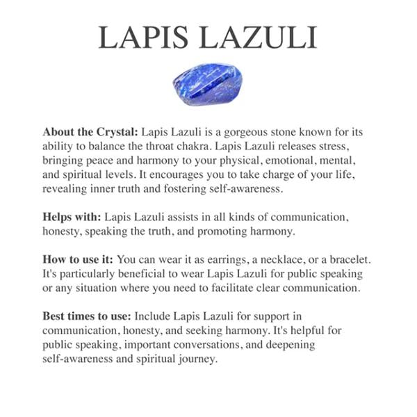 🌌📿Blue Lapis Lazuli Friendship Bracelet Beads | Crystal Healing Beaded Bracelets for Kids, Men, Women, Couples