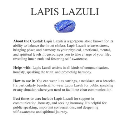 🌌📿Blue Lapis Lazuli Friendship Bracelet Beads | Crystal Healing Beaded Bracelets for Kids, Men, Women, Couples