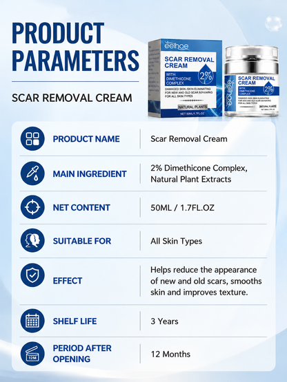 💎 Advanced Scar Repair Cream ✨ Restore Smooth-Looking Skin | Face & Body Silicone Scar Treatment Care for Visible Scar Improvement
