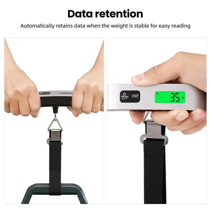 🧳 Weigh Luggage in Seconds Anywhere - 49% OFF- ✨ Backlit LCD Luggage Scale - Ultra-Light & Compact