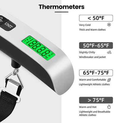 🧳 Weigh Luggage in Seconds Anywhere - 49% OFF- ✨ Backlit LCD Luggage Scale - Ultra-Light & Compact