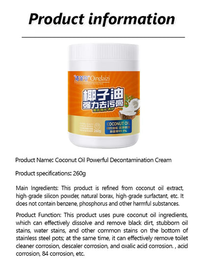 Coconut Oil Powerful Decontamination Cream