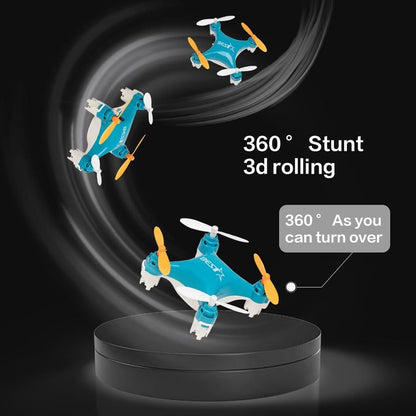 🚁 Top Christmas Gift 2025 🎅 All-Ages Mini Drone with Easy Stunt Flights & 360° Tricks - Perfect Beginner-Friendly Flyer!