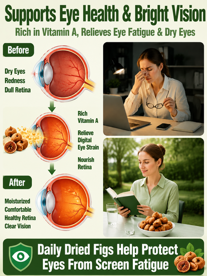 😋Natural Sun-Dried Figs – Sweet & Chewy Healthy Fruit Snack