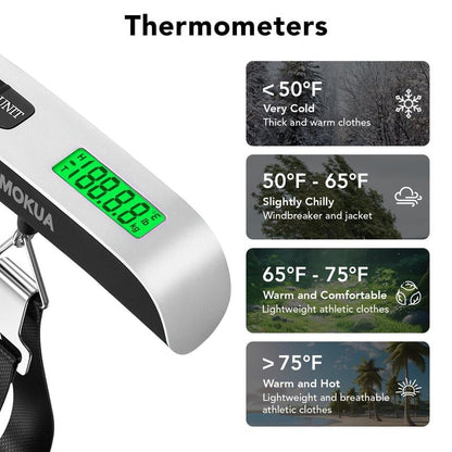🧳 Weigh Luggage in Seconds Anywhere - 49% OFF- ✨ Backlit LCD Luggage Scale - Ultra-Light & Compact