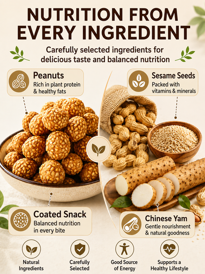 🥜Sesame Coated Yam Peanuts. Original Flavor