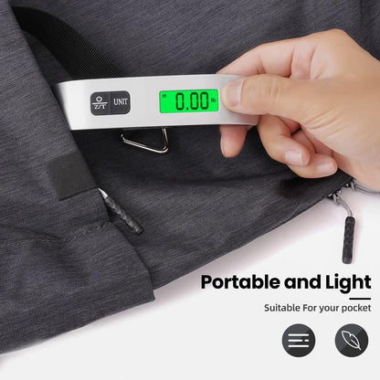 🧳 Weigh Luggage in Seconds Anywhere - 49% OFF- ✨ Backlit LCD Luggage Scale - Ultra-Light & Compact