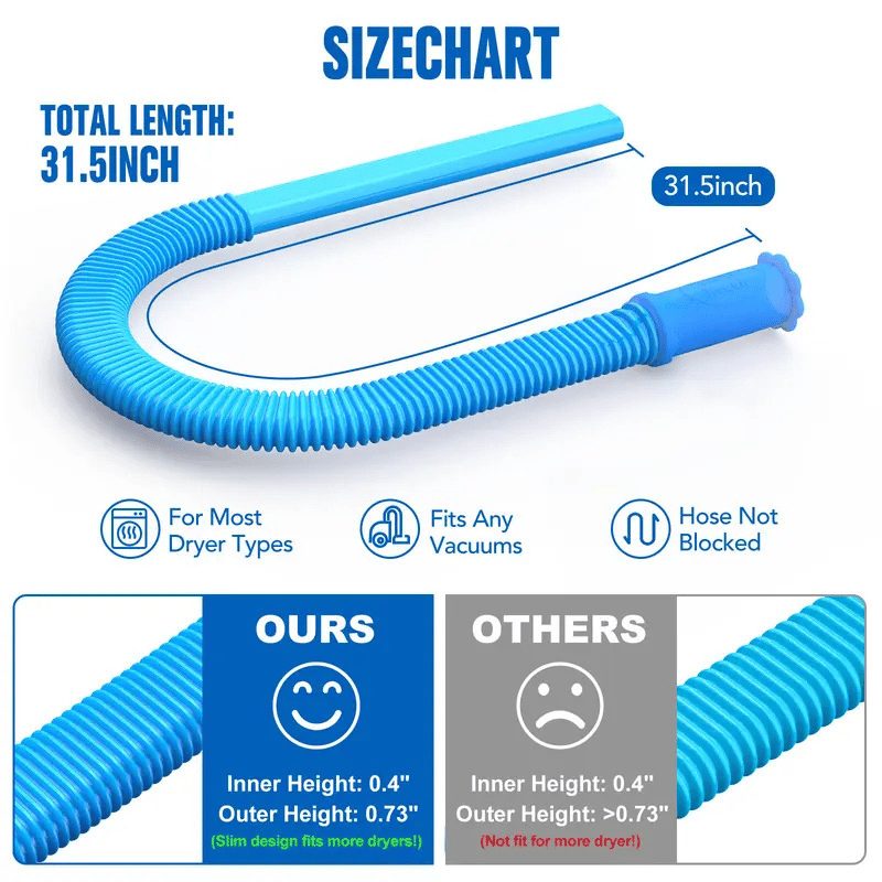 ♻️ Say Goodbye to Lint Build-Up - 49% OFF - ✨ Ultimate Dryer Vent Cleaner Kit - For Safe, Efficient Laundry!
