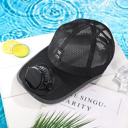 2026 New - Ultralight UV Protection Baseball Cap with Solar Fan-9YOE9