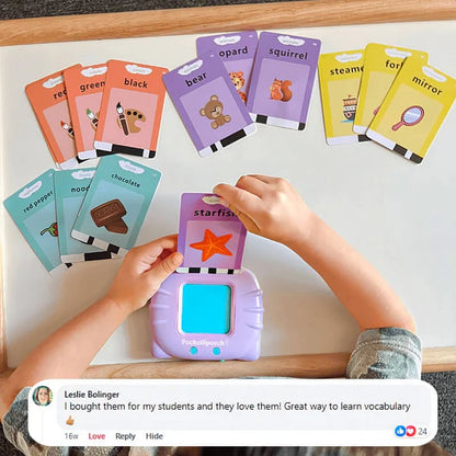 🌟 Ignite Learning Joy - 49% OFF - ✨ Smart Talking Flash Cards - Preschoolers’ Language Superpower!