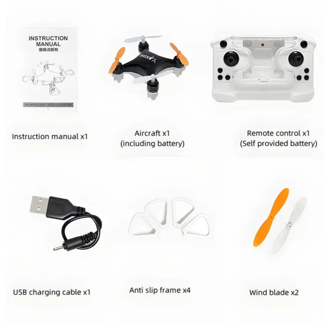 🚁 Top Christmas Gift 2025 🎅 All-Ages Mini Drone with Easy Stunt Flights & 360° Tricks - Perfect Beginner-Friendly Flyer!
