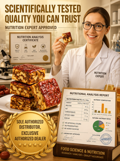 🌰Premium Jujube Walnut Snack Bars