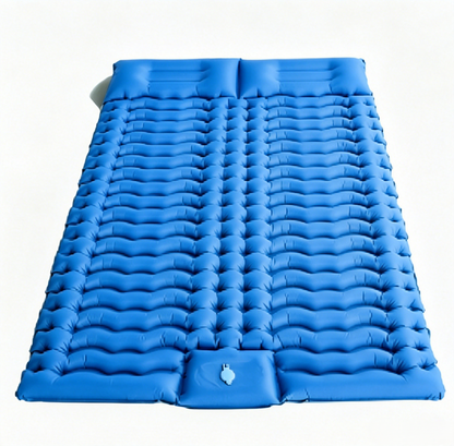 Ultra-Light Inflatable Camping Sleeping Pad with Built-in Foot Pump