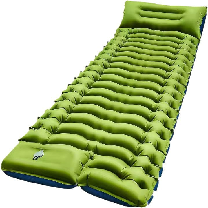 Ultra-Light Inflatable Camping Sleeping Pad with Built-in Foot Pump