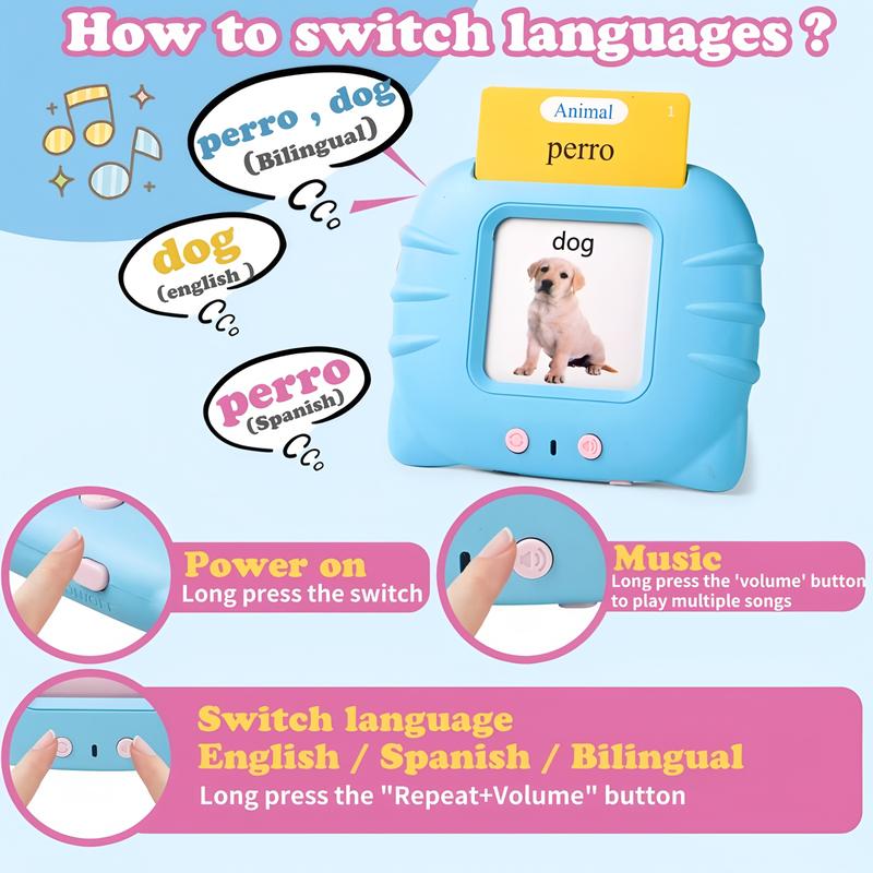 🌟 Ignite Learning Joy - 49% OFF - ✨ Smart Talking Flash Cards - Preschoolers’ Language Superpower!