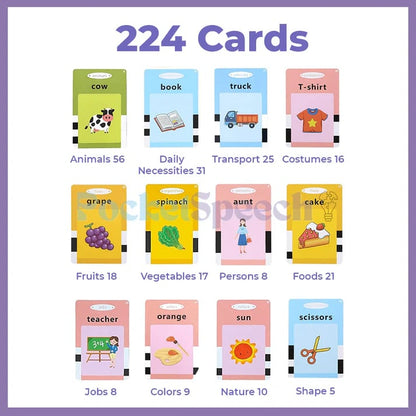 🌟 Ignite Learning Joy - 49% OFF - ✨ Smart Talking Flash Cards - Preschoolers’ Language Superpower!