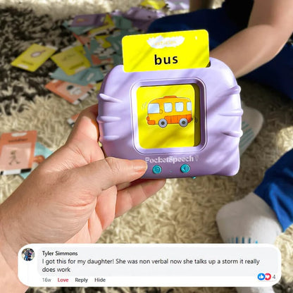 🌟 Ignite Learning Joy - 49% OFF - ✨ Smart Talking Flash Cards - Preschoolers’ Language Superpower!