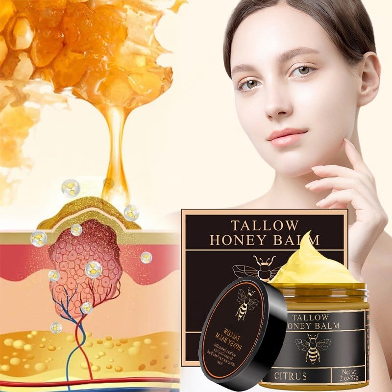 🌿 Embrace Pure Skincare-49% OFF-✨Beef Tallow and Honey Balm for Skin - Handmade All-Natural Moisturizer