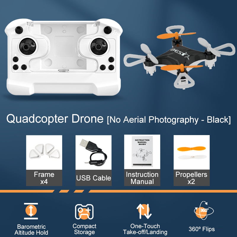 🚁 Top Christmas Gift 2025 🎅 All-Ages Mini Drone with Easy Stunt Flights & 360° Tricks - Perfect Beginner-Friendly Flyer!