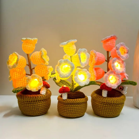 ✨ Create a Cozy, Serene Atmosphere - 49% OFF - 🌺Crochet Lily of the Valley Lamp