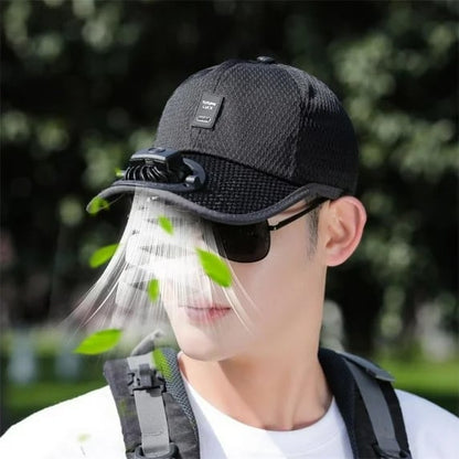 2026 New - Ultralight UV Protection Baseball Cap with Solar Fan-9YOE9