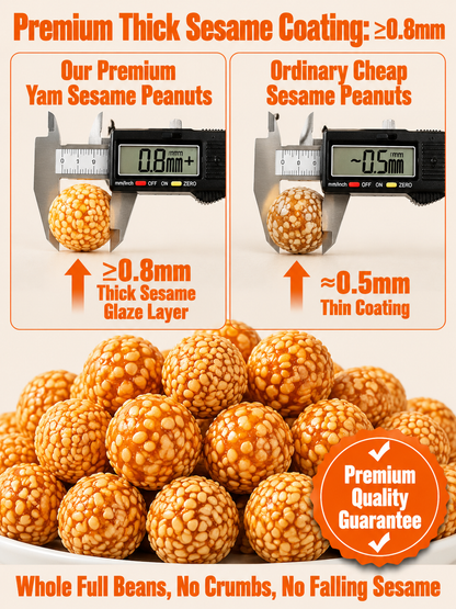 🥜Sesame Coated Yam Peanuts. Original Flavor
