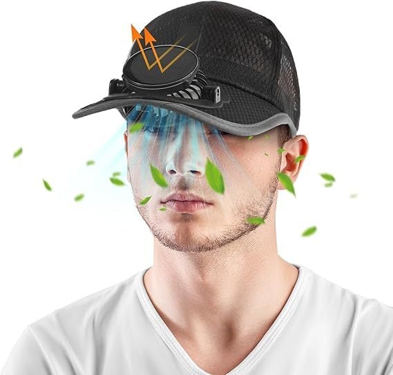 2026 New - Ultralight UV Protection Baseball Cap with Solar Fan-9YOE9