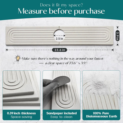 🏠 Keep Your Sink Dry - 49% OFF - ✨-Faucet Mat for Kitchen Sink