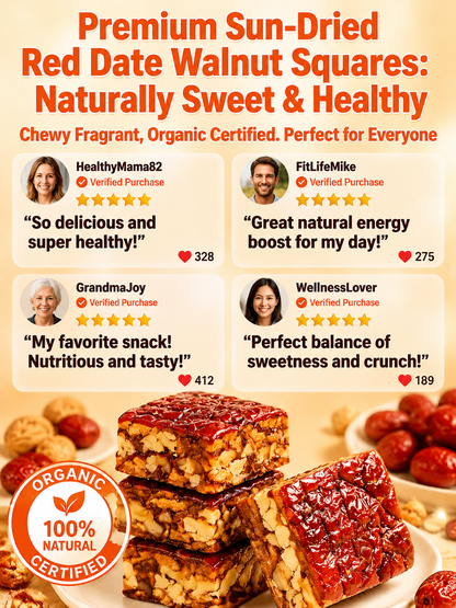 🌰Premium Jujube Walnut Snack Bars
