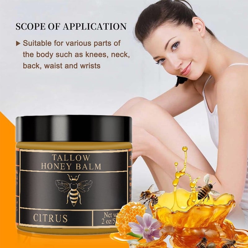🌿 Embrace Pure Skincare-49% OFF-✨Beef Tallow and Honey Balm for Skin - Handmade All-Natural Moisturizer